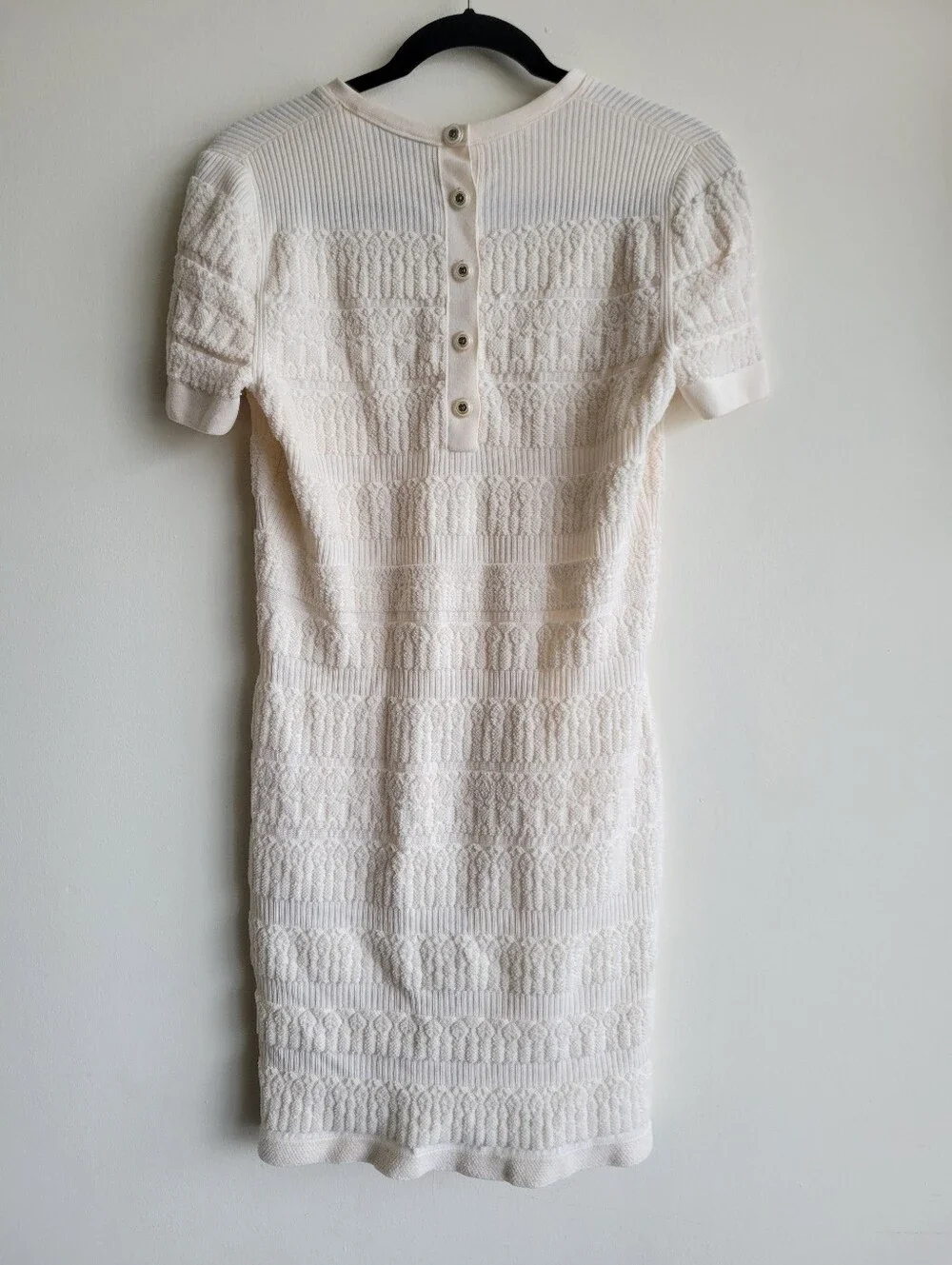 Chanel Knit Short Sleeve Dress Size 40